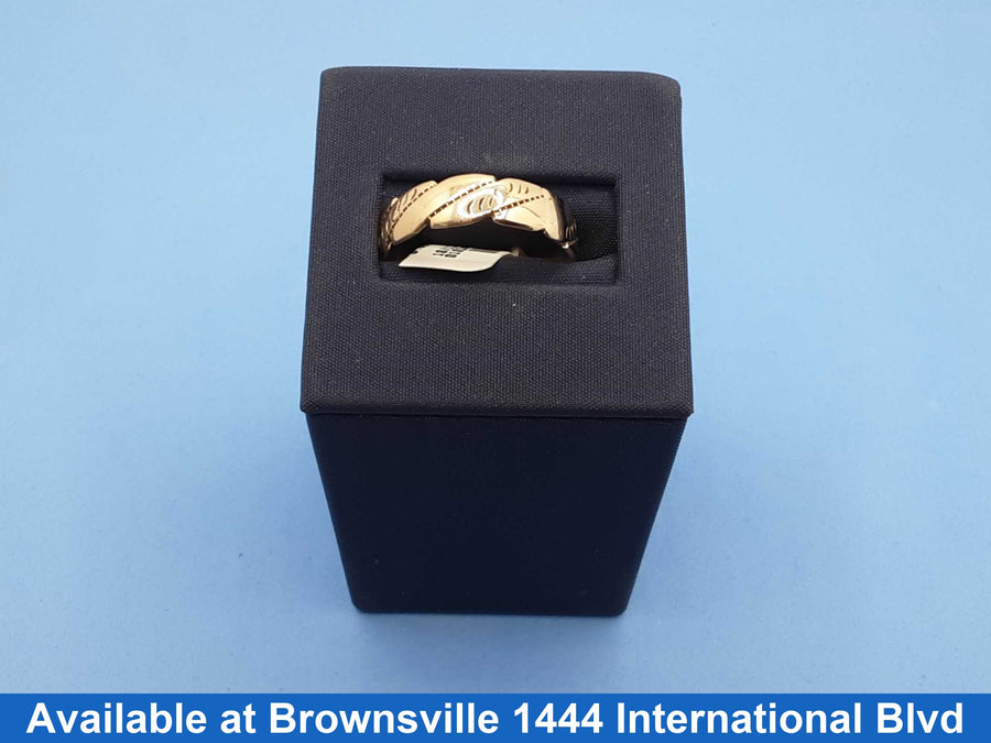Ring - Wedding Band - Yellow Gold 10k (.417) 3.5 grams Size 11