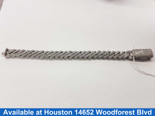 Herringbone Bracelet - Silver 67.5 grams 8 inch