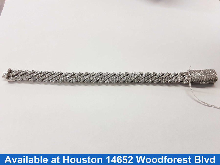 Herringbone Bracelet - Silver 67.5 grams 8 inch