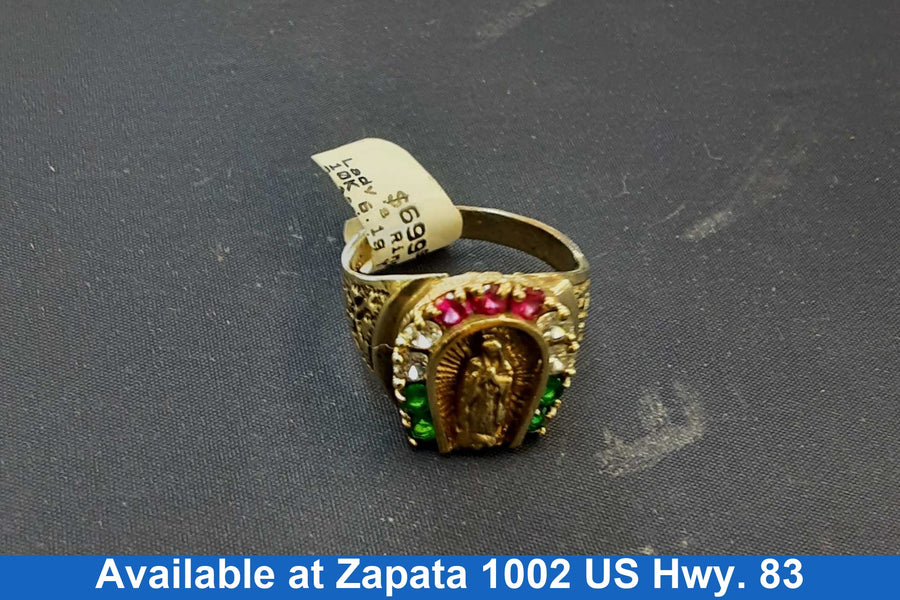 Women's Ring - Yellow Gold 10k (.417) 6.1 grams Size 9.5