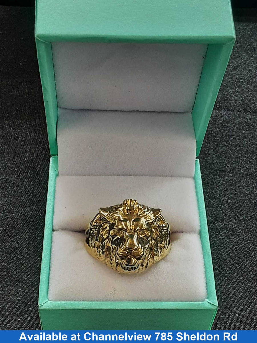 Men's Ring - Yellow Gold 14k (.585) 9.4 grams Size 9