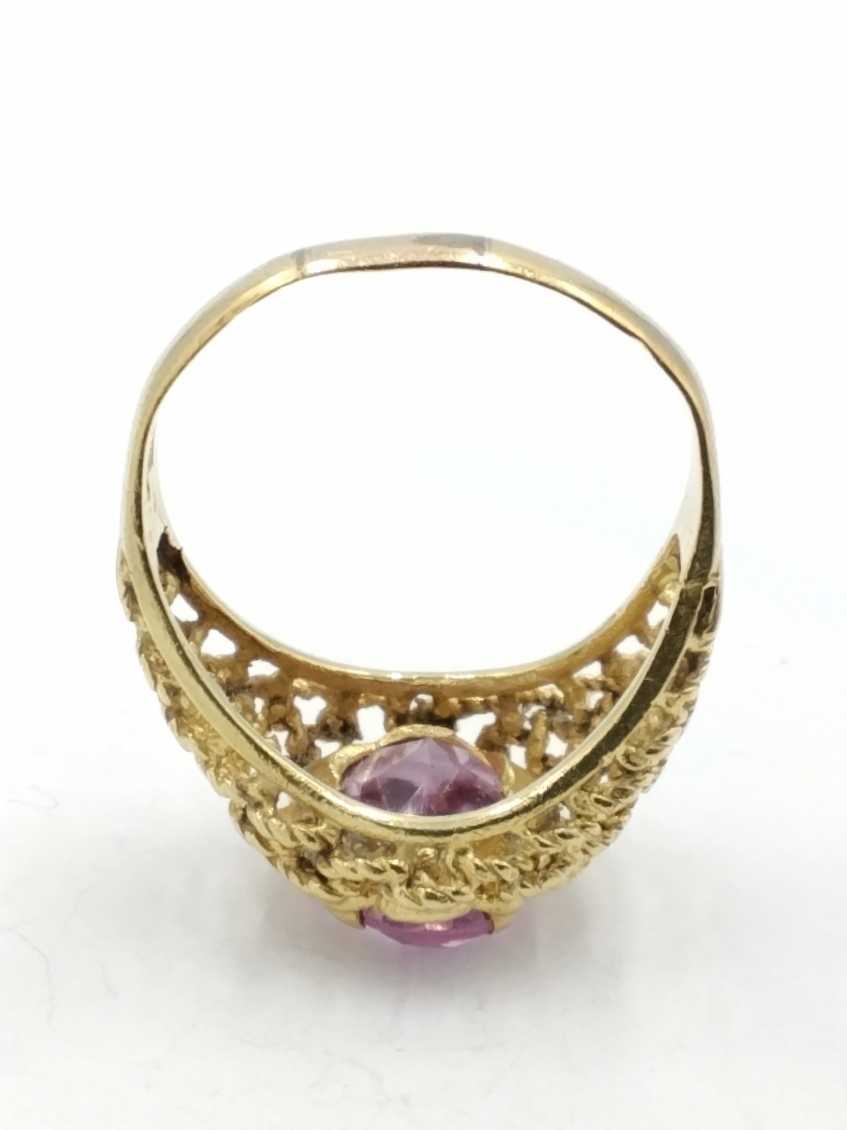 Women's Ring - Yellow Gold 14k (.585) 5.5 grams Size 8.5