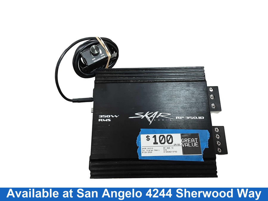 Skar Audio Rp.350.1d Black Car Audio Amplifier