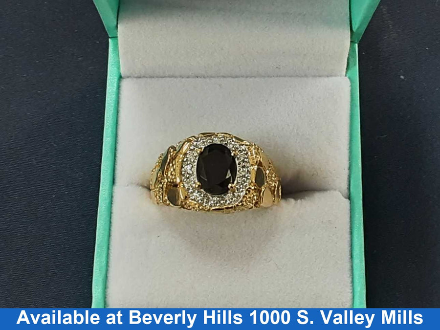Men's Ring - Yellow Gold 10k (.417) 5.8 grams Size 10.5