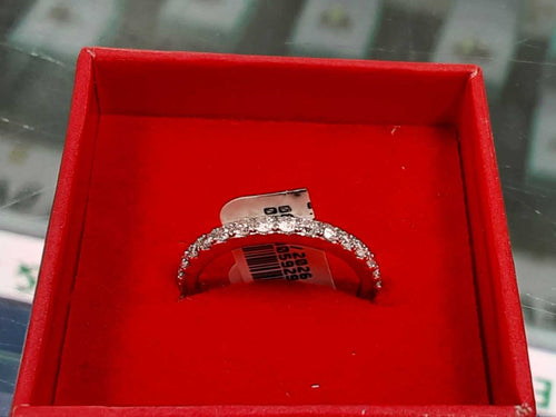 Women's Ring - Anniversary - White Gold 14k (.585) 2 grams Size 7.5