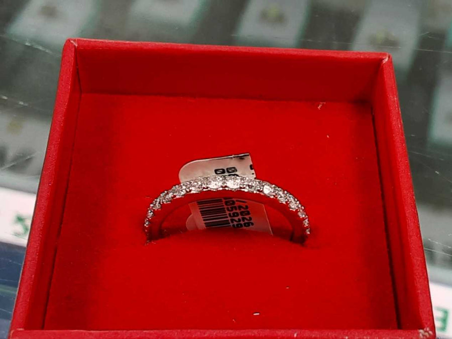 Women's Ring - Anniversary - White Gold 14k (.585) 2 grams Size 7.5
