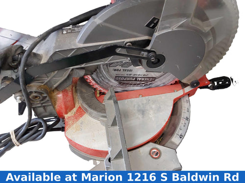Bauer 20744e-b Red Corded Miter Saw