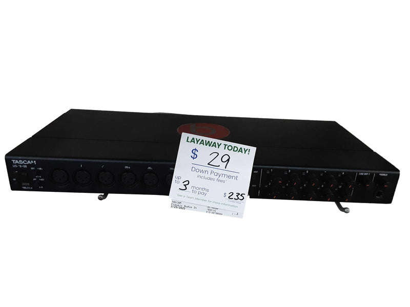 Tascam Us-16x08 Black Classic Audio Interface