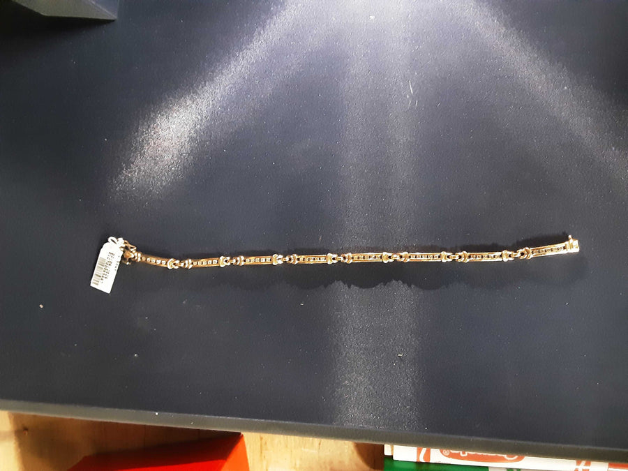 Tennis Bracelet - Yellow Gold 14k (.585) 12.2 grams 7 inch