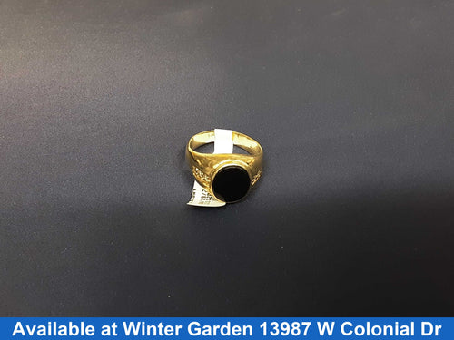 Men's Ring - Yellow Gold 14k (.585) 6.3 grams Size 9