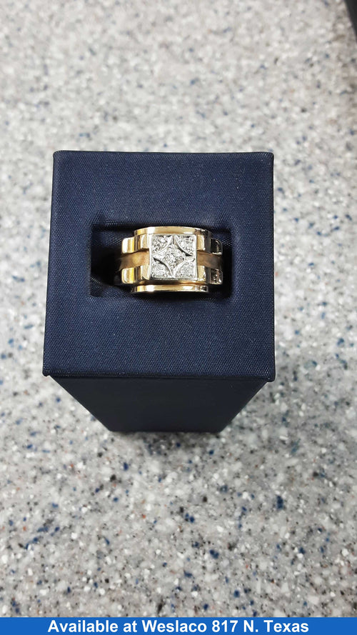 Men's Ring - Yellow Gold 14k (.585) 5.4 grams Size 10
