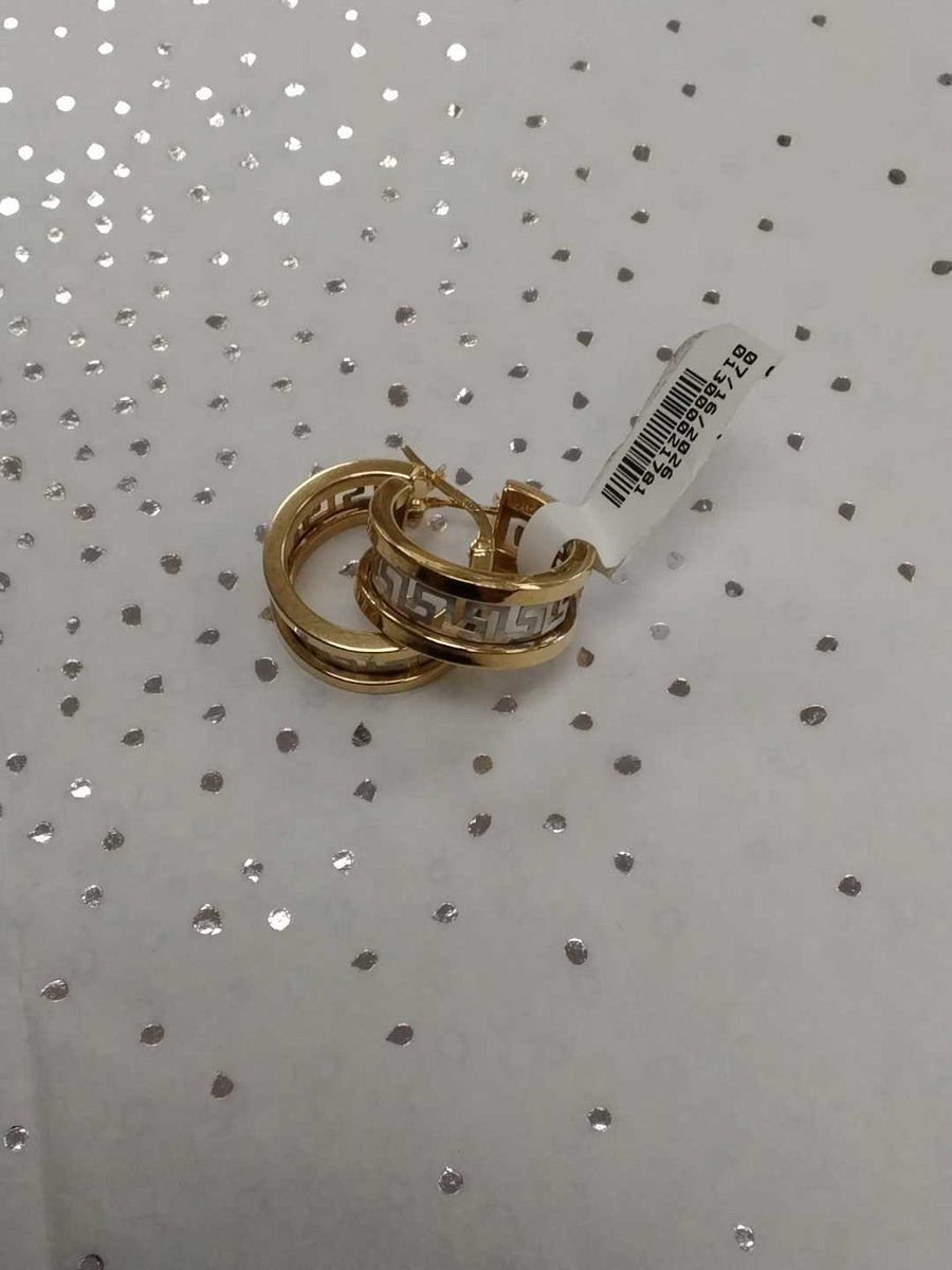 Hoop Earrings - Yellow Gold 10k (.417) 3.1 grams