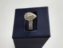 Ring - Engagement Set - White Gold 10k Size 8.5
