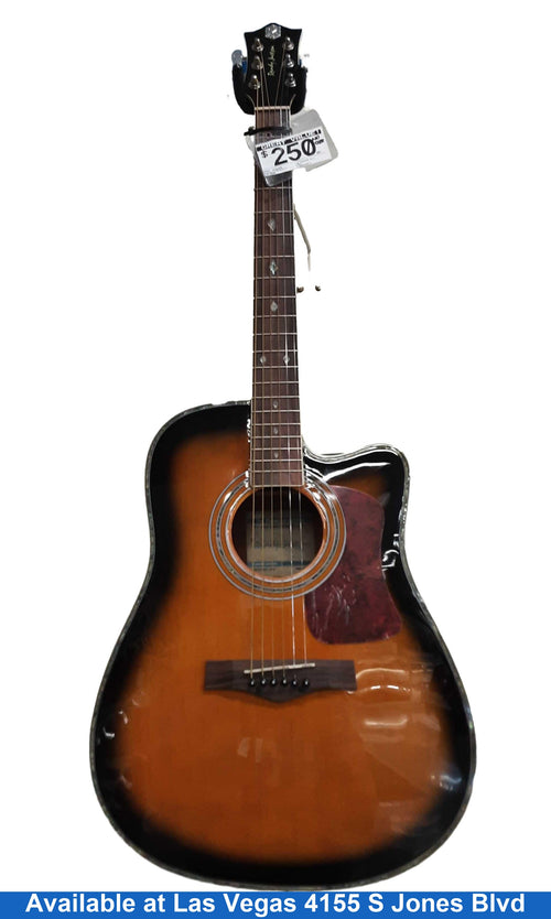 Randy Jackson The Diamond Edition Brown Acoustic / Electric Classic Guitar