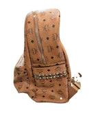 Mcm Viestos Coated Canvas Brown Backpack / Briefcase / Bag