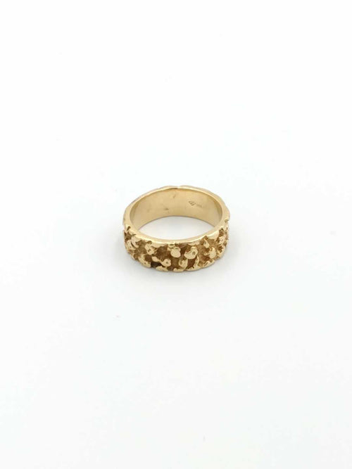 Men's Ring - Yellow Gold 14k (.585) 8.7 grams Size 10.5