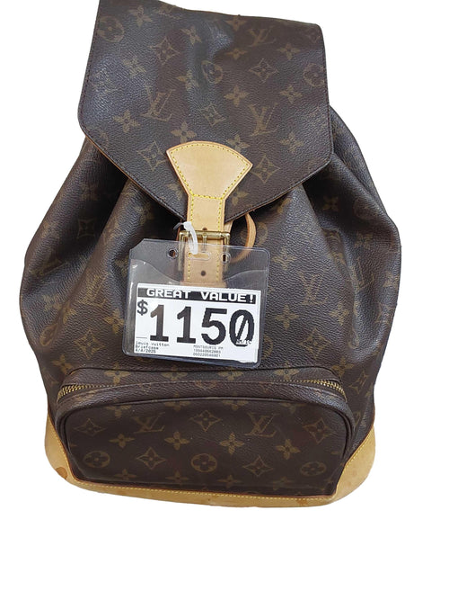 Louis Vuitton Montsouris Pm Brown Backpack / Briefcase / Bag