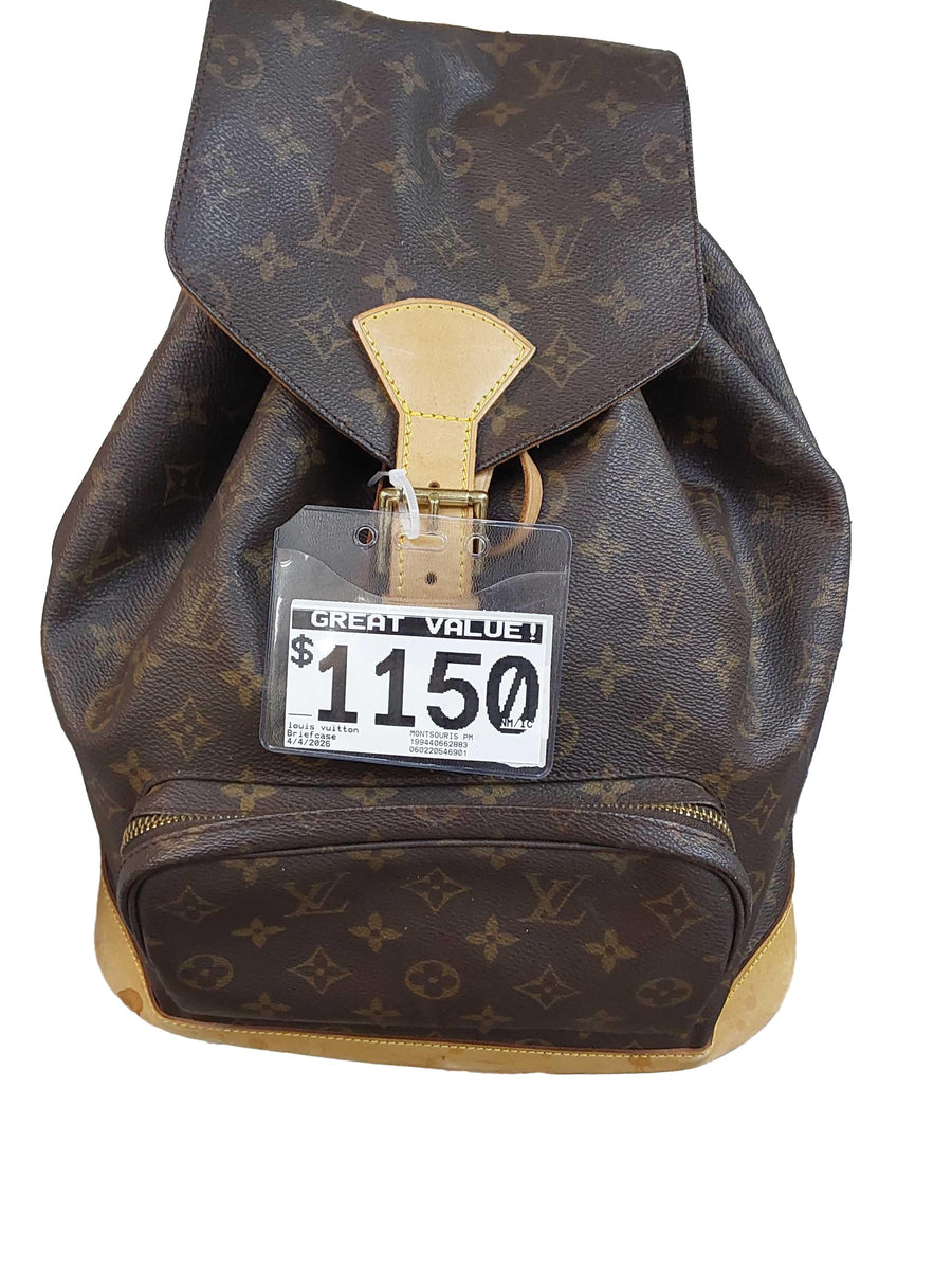 Louis Vuitton Montsouris Pm Brown Backpack / Briefcase / Bag
