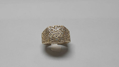 Men's Ring - Yellow Gold 10k (.417) 5.1 grams Size 11.5