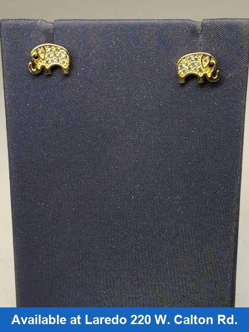 Double Stud Earring - Yellow Gold 10k (.417) 1.1 grams
