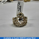 Women's Ring - Yellow Gold 14k (.585) 5.2 grams Size 8