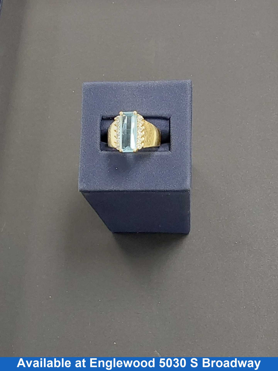 Women's Ring - Yellow Gold 14k (.585) 6.7 grams Size 7