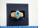 December Birthstone Women's Ring - Yellow Gold 10k