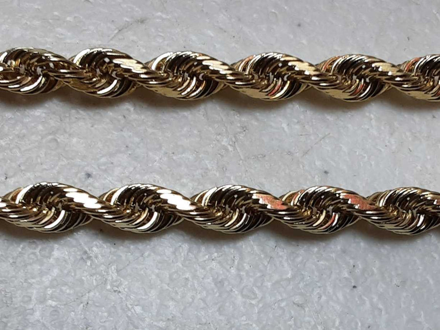 Rope Chain - Yellow Gold 10k (.417) 20.1 grams 20 inch