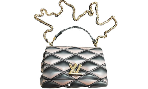 Louis Vuitton Lv Monogram Go-14 Mm Malletage Black Purse / Handbag