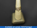 Women's Ring - Yellow Gold 10k (.417) 3.7 grams Size 20