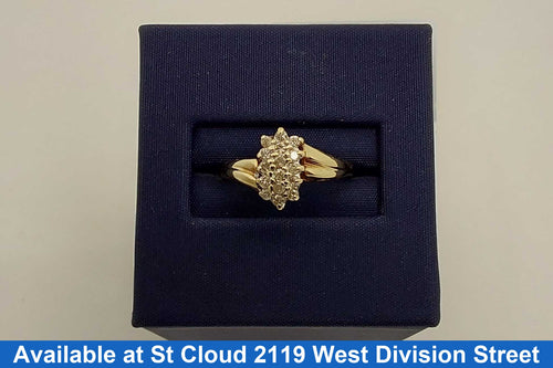 Women's Ring - Yellow Gold 10k (.417) 1.95 grams Size 6