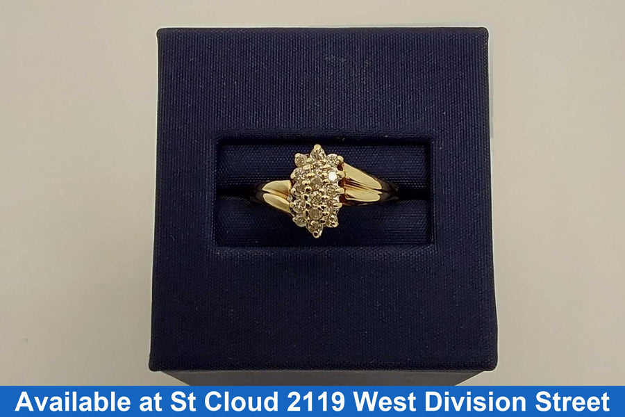 Women's Ring - Yellow Gold 10k (.417) 1.95 grams Size 6