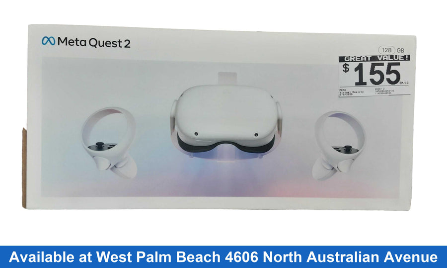 Meta Quest 2 128 Gb Beige / Tan Virtual Reality Device