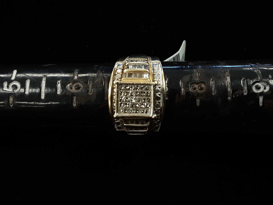 Women's Ring - Yellow Gold 10k (.417) 7.2 grams Size 20