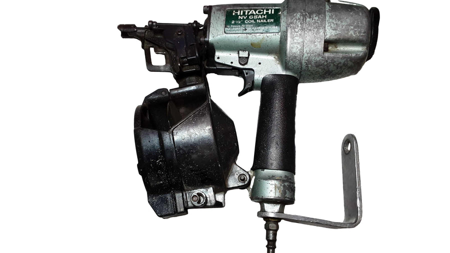 Hitachi Nv65ah Gray Pneumatic Roofing Nailer