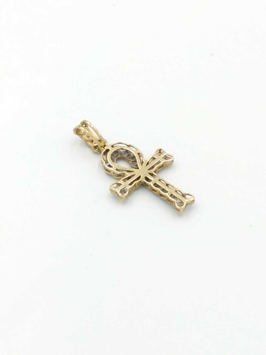 Diamond Pendant - Yellow Gold 10k (.417) 4.6 grams