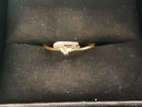 Women's Ring - Solitaire - Yellow Gold 14k (.585) 1.4 grams Size 8.5