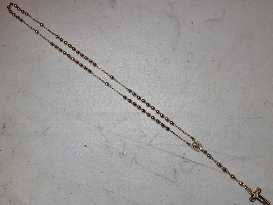Bead Chain - Yellow Gold 10k (.417) 18.8 grams 28 inch