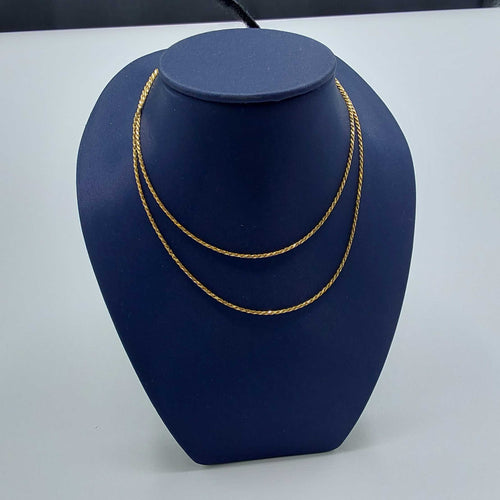 Rope Chain - Yellow Gold 18k (.750) 5.5 grams 24 inch