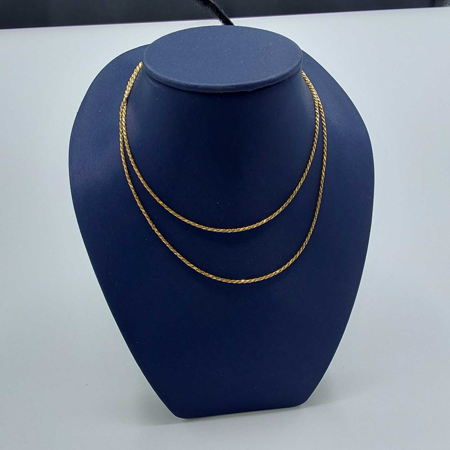 Rope Chain - Yellow Gold 18k (.750) 5.5 grams 24 inch