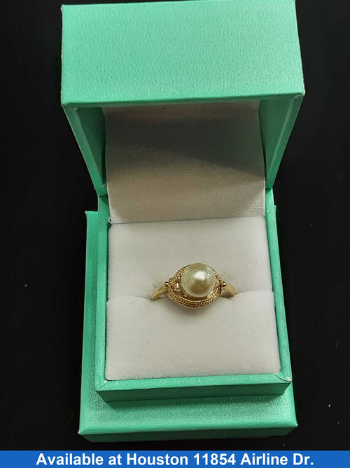 Women's Ring - Yellow Gold 10k (.417) 2.3 grams Size 8