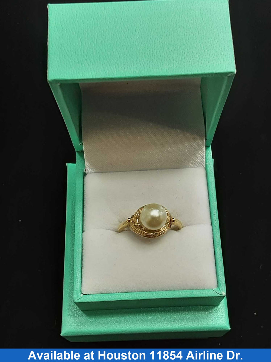 Women's Ring - Yellow Gold 10k (.417) 2.3 grams Size 8