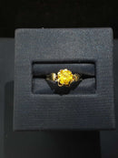 Women's Ring - Yellow Gold 10k (.417) 1.2 grams Size 4.5