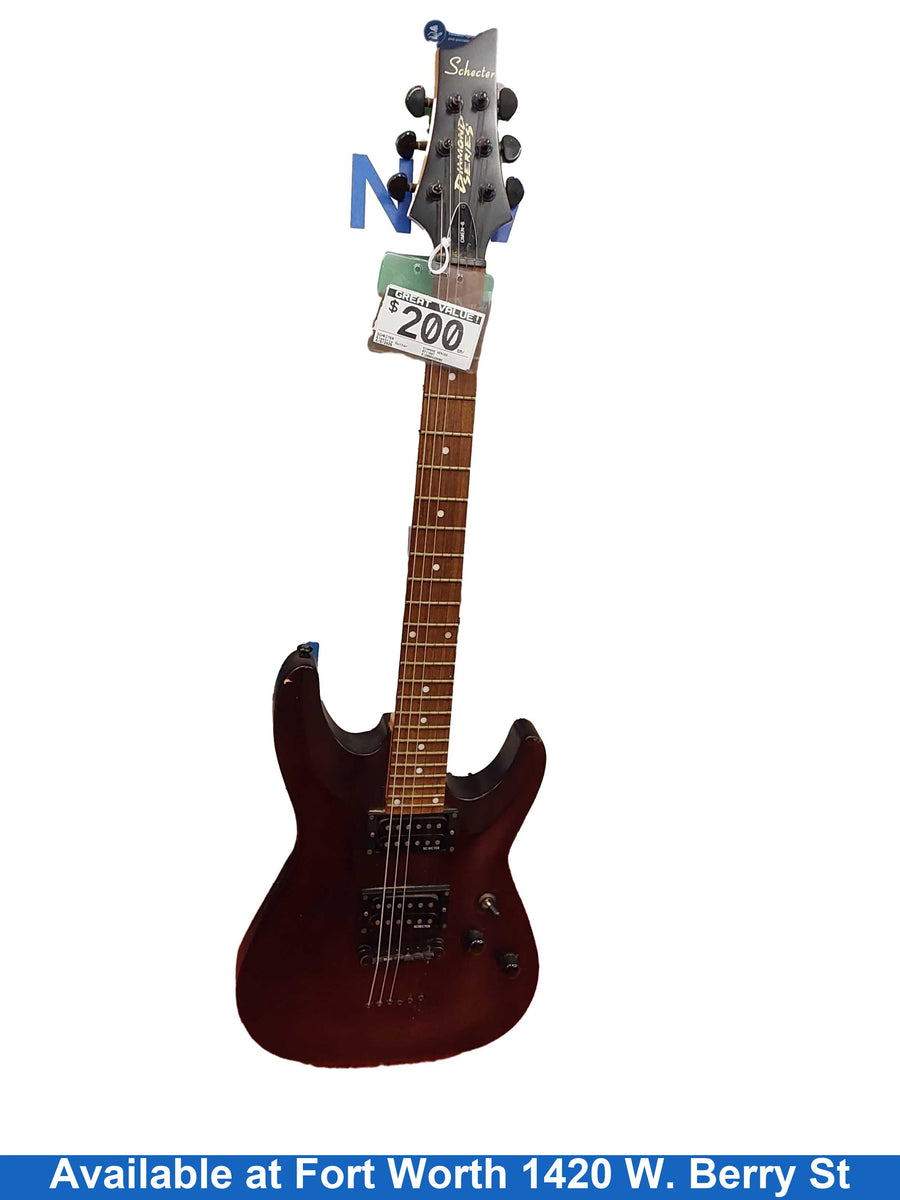 Schecter Diamond Series Black Electric Classic Guitar