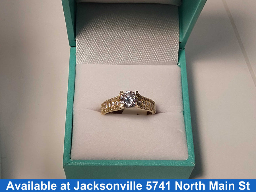 Women's Ring - Yellow Gold 10k (.417) 2.8 grams Size 7