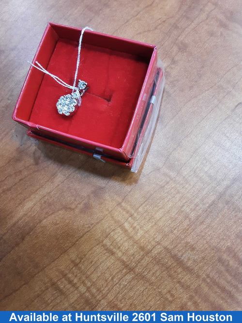 Diamond Pendant - White Gold 14k (.585) 2.1 grams