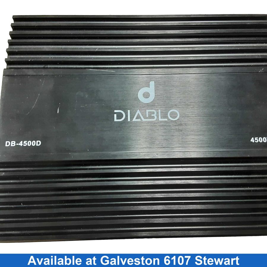 Diablo Db-4500d Black Car Audio Amplifier