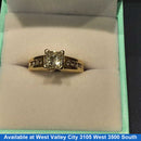 Ring - Engagement Set - Yellow Gold 14k (.585) 4.5 grams Size 6