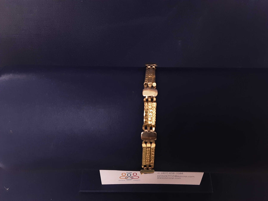 Turkish Bracelet - Yellow Gold 14k (.585) 6.2 grams 7 inch
