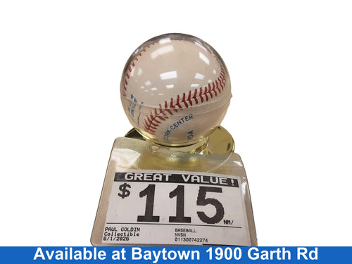 Paul Goldin Baseball White Other Collectible